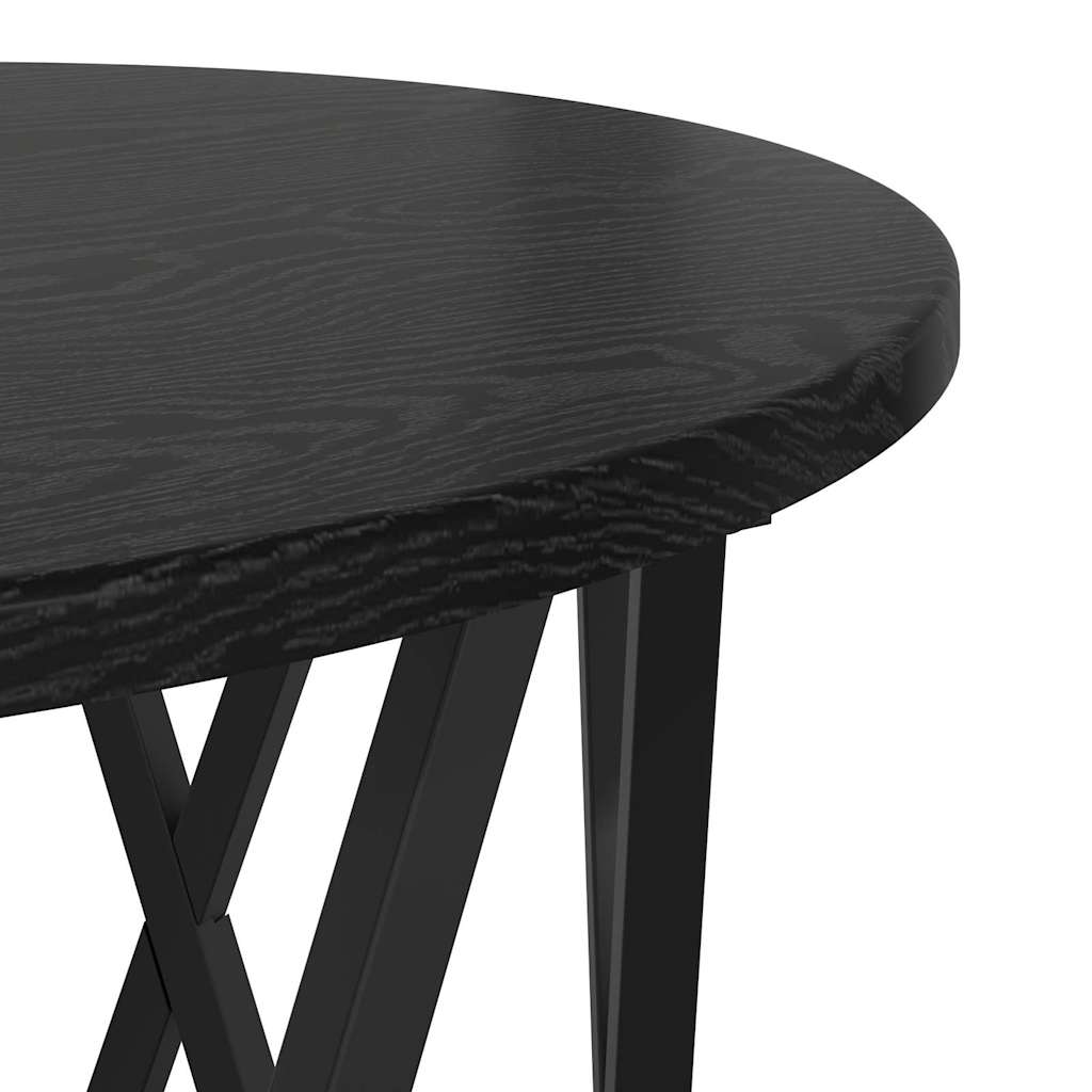 Table d'appoint 2 pcs Chêne noir 50 x 50 x 40 cm - XIOS
