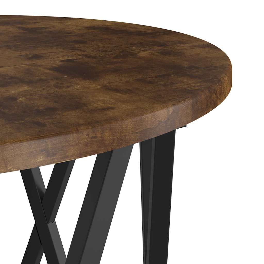 Table d'appoint 2 pcs Chêne fumé 50 x 50 x 40 cm - XIOS