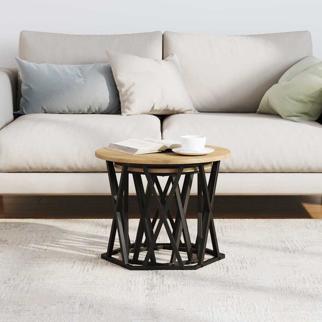 Table d'appoint 2 pcs chêne artisanal 50 x 50 x 40 cm - XIOS