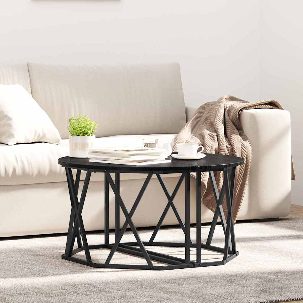 Table basse Chêne noir 80 x 80 x 42 cm - XIOS