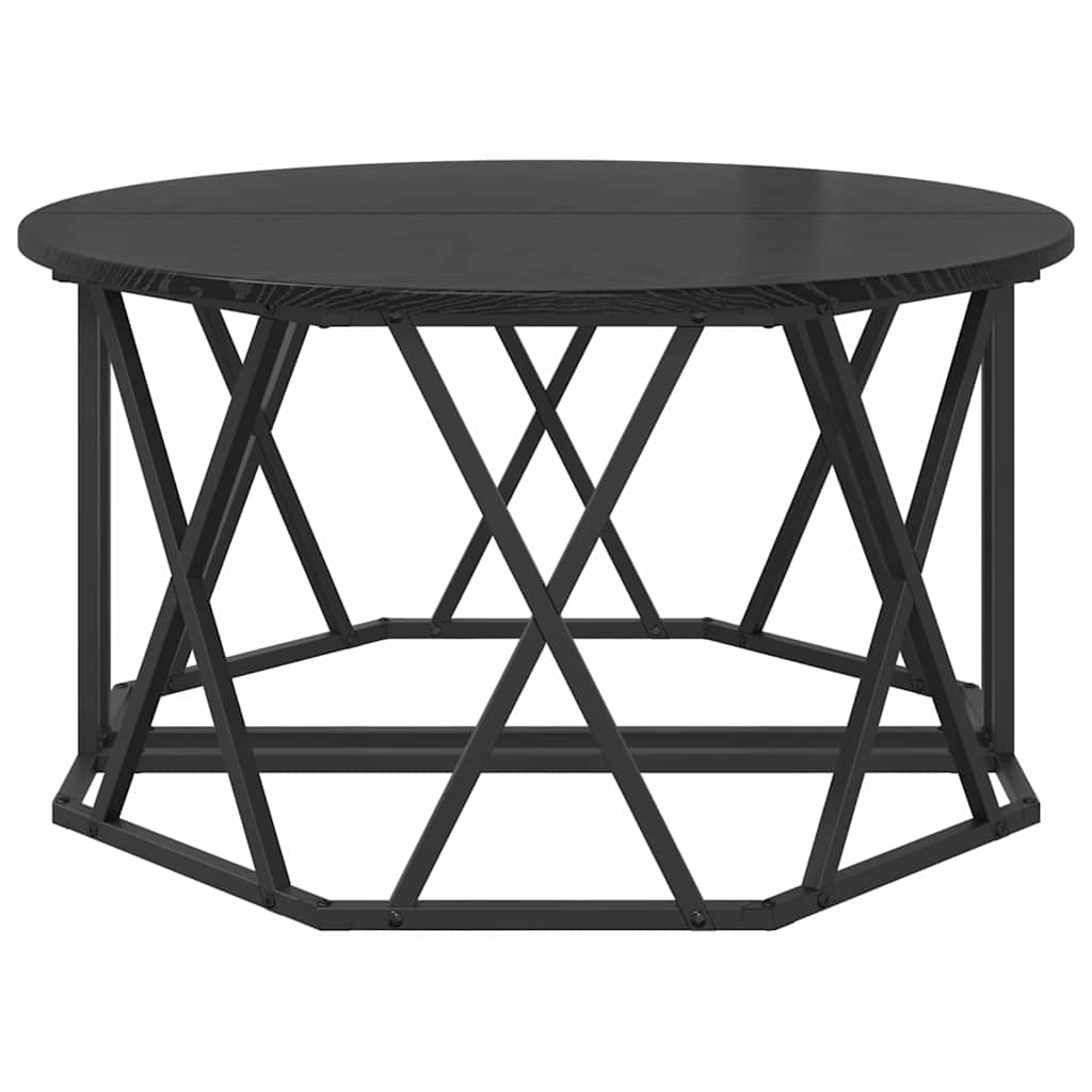 Table basse Chêne noir 80 x 80 x 42 cm - XIOS
