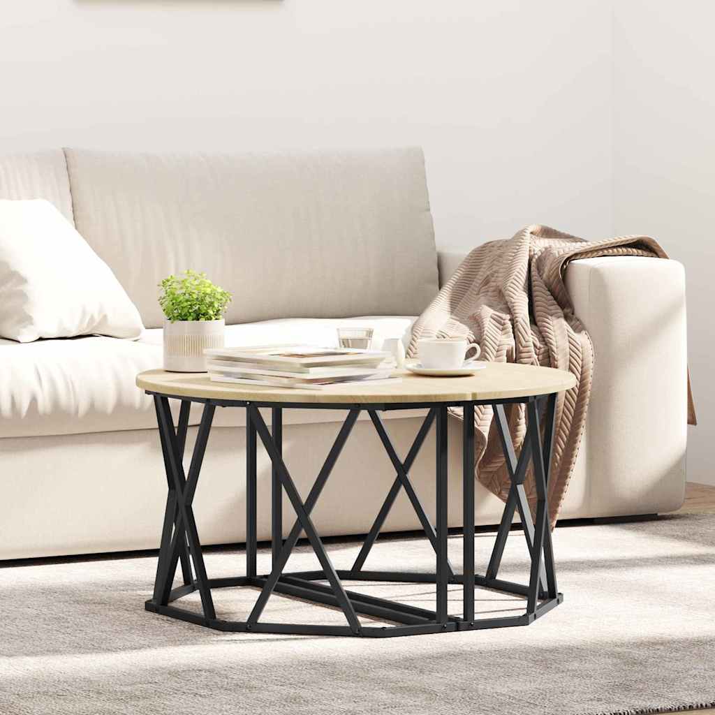 Table basse Chêne sonoma 80 x 80 x 42 cm - XIOS