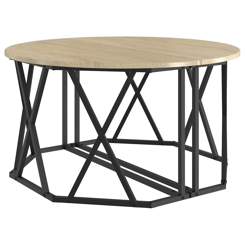 Table basse Chêne sonoma 80 x 80 x 42 cm - XIOS