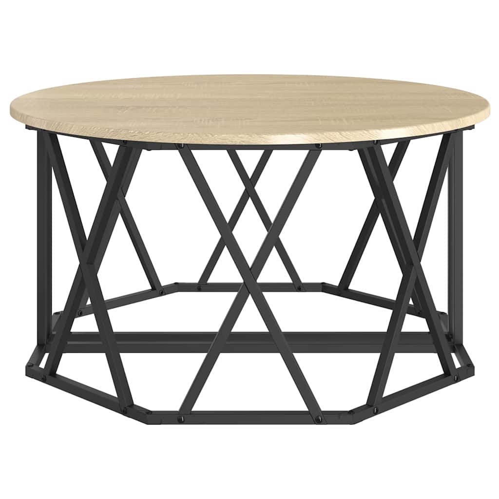 Table basse Chêne sonoma 80 x 80 x 42 cm - XIOS
