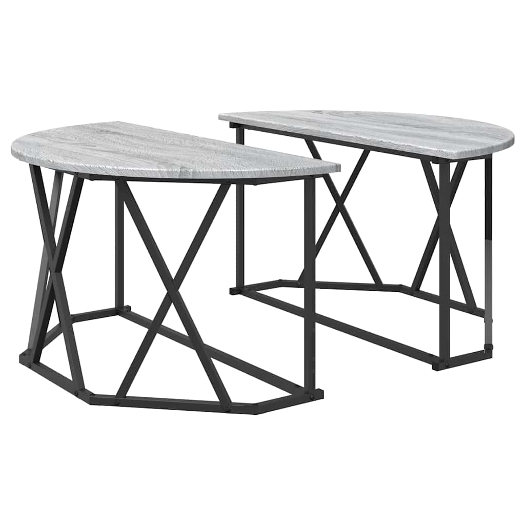 Table basse Sonoma gris 80 x 80 x 42 cm - XIOS