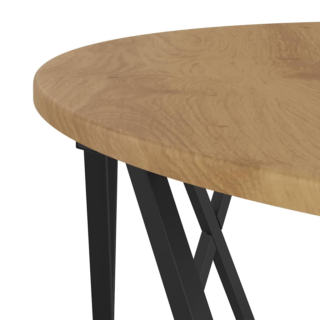 Table basse chêne artisanal 80 x 80 x 42 cm - XIOS
