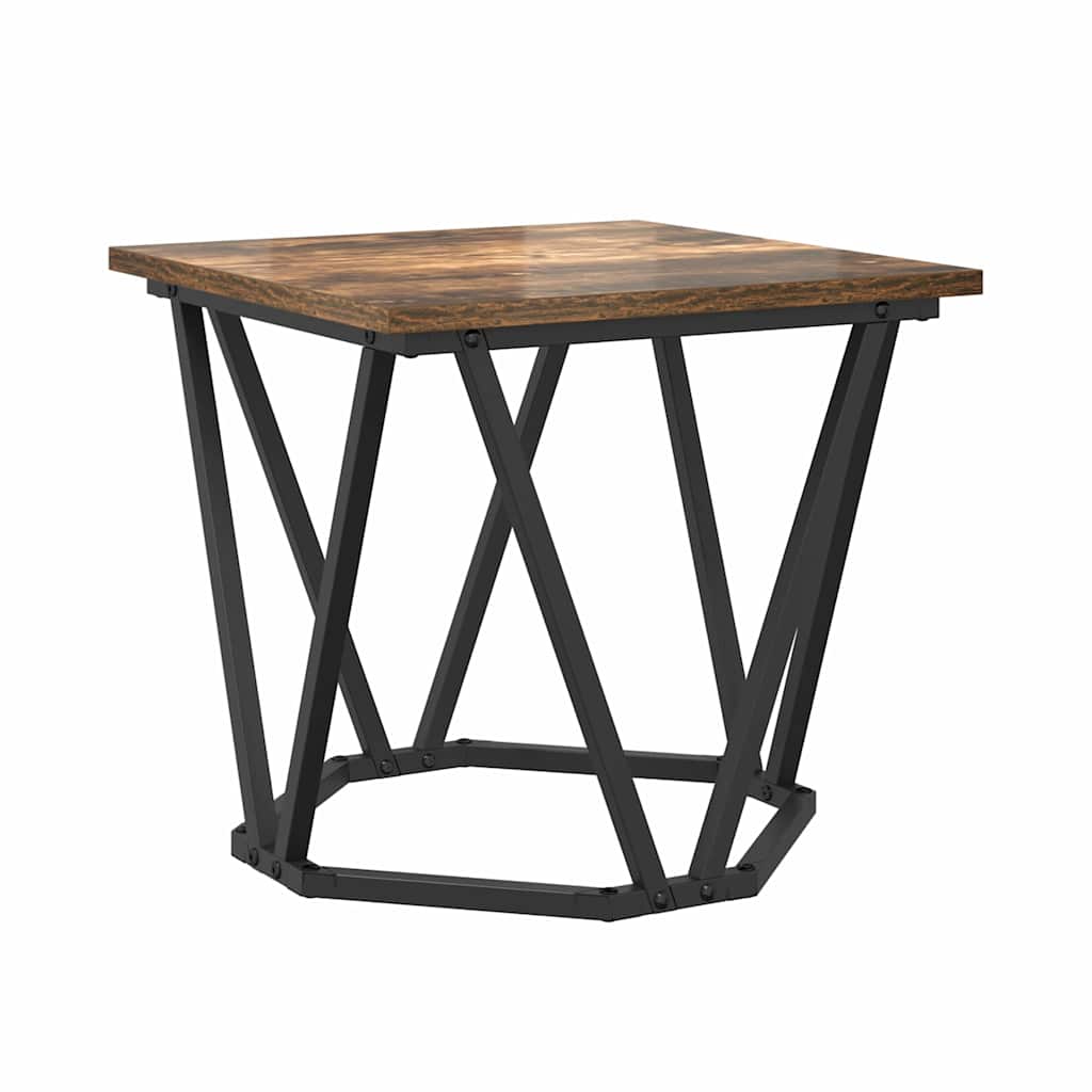 Ensemble de tables d'appoint 2 pcs Chêne fumé 50 x 50 x 40 cm - XIOS