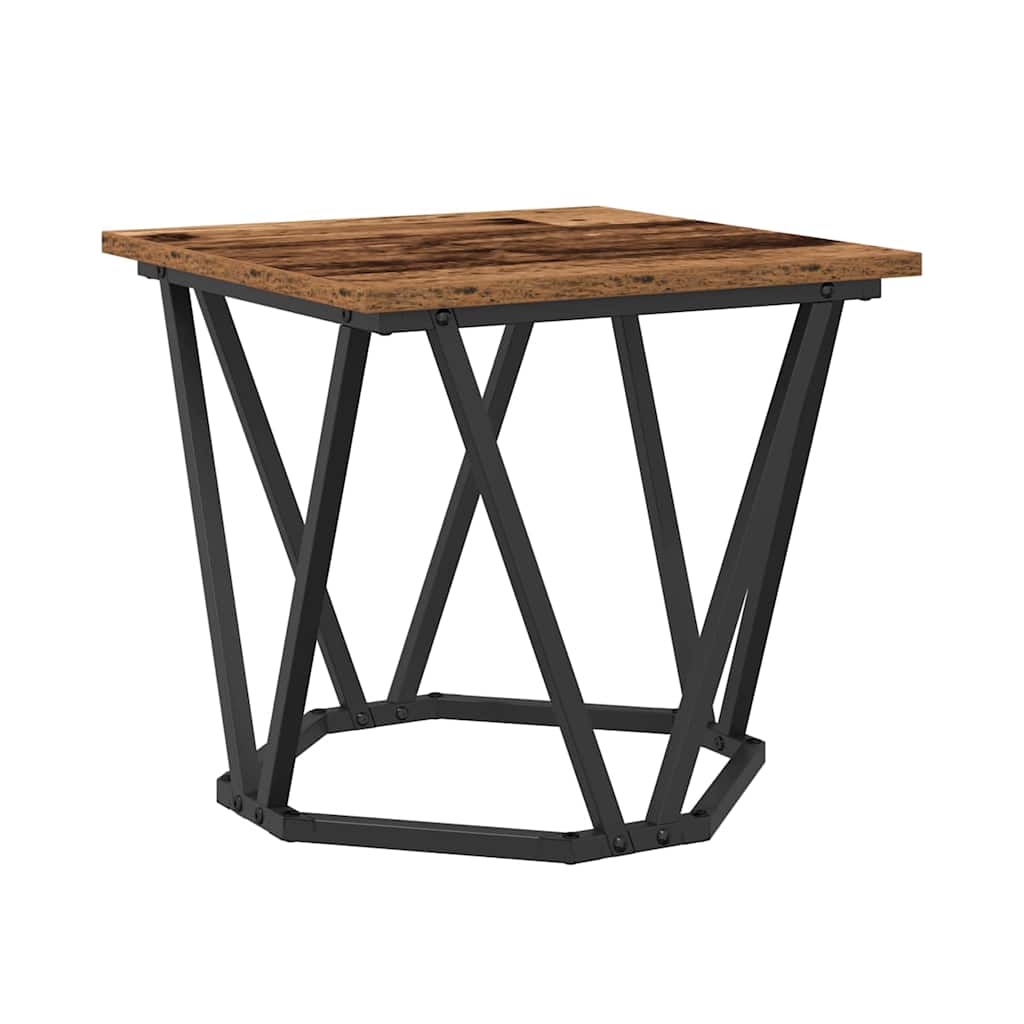 Ensemble de tables d'appoint 2 pcs Bois de récupération - XIOS