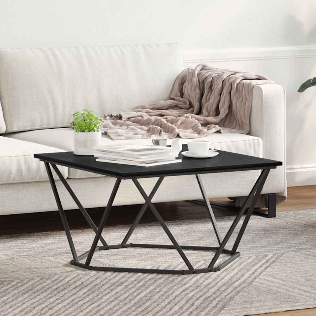 Table basse Chêne noir 80 x 80 x 45 cm - XIOS