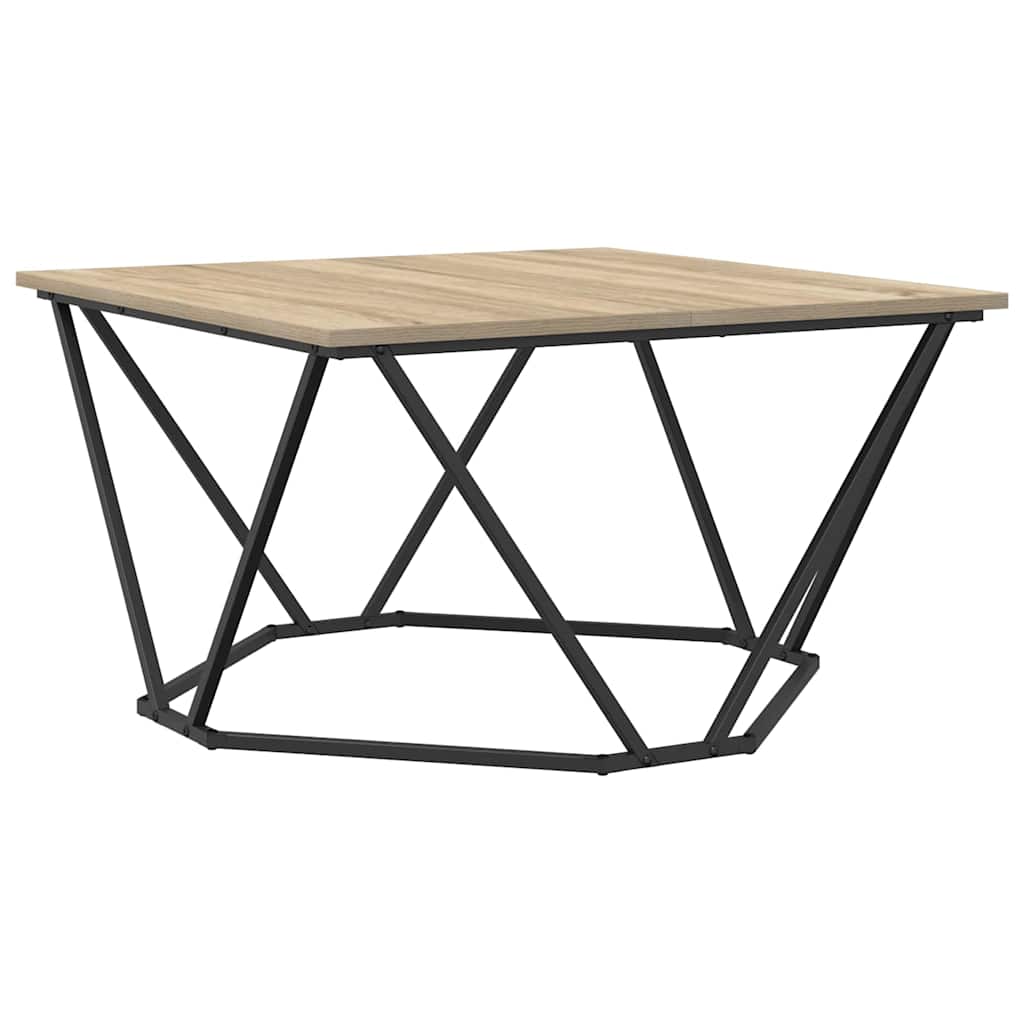 Table basse Chêne sonoma 80 x 80 x 45 cm - XIOS