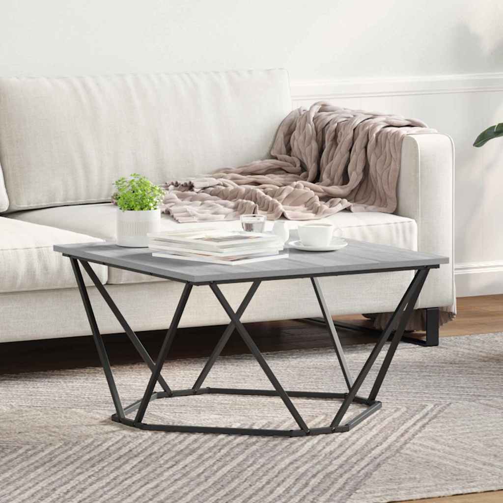Table basse Sonoma gris 80 x 80 x 45 cm - XIOS