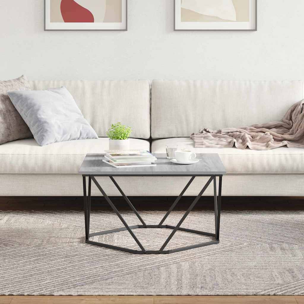 Table basse Sonoma gris 80 x 80 x 45 cm - XIOS