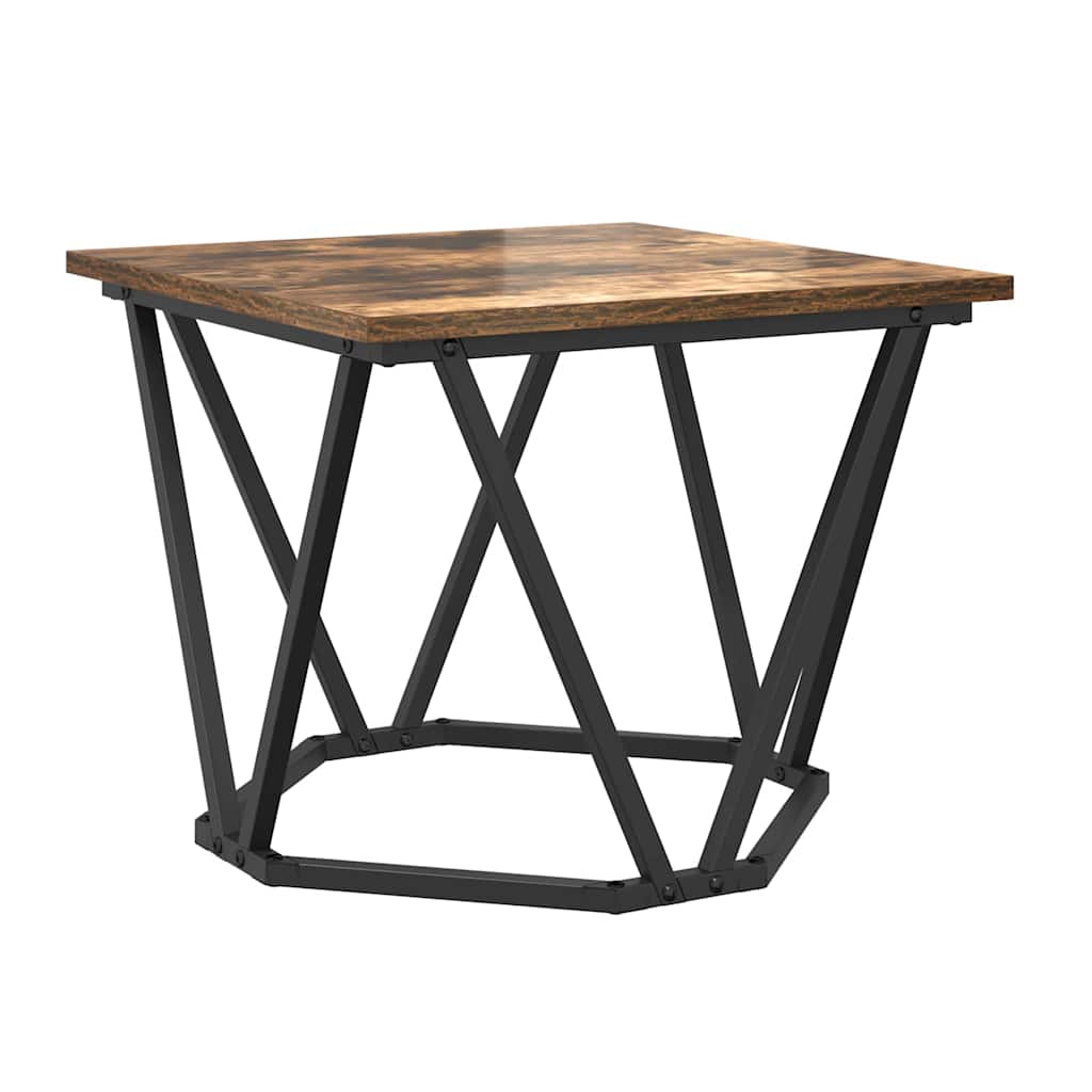 Table basse 3 pcs Chêne fumé 50 x 50 x 40 cm - XIOS