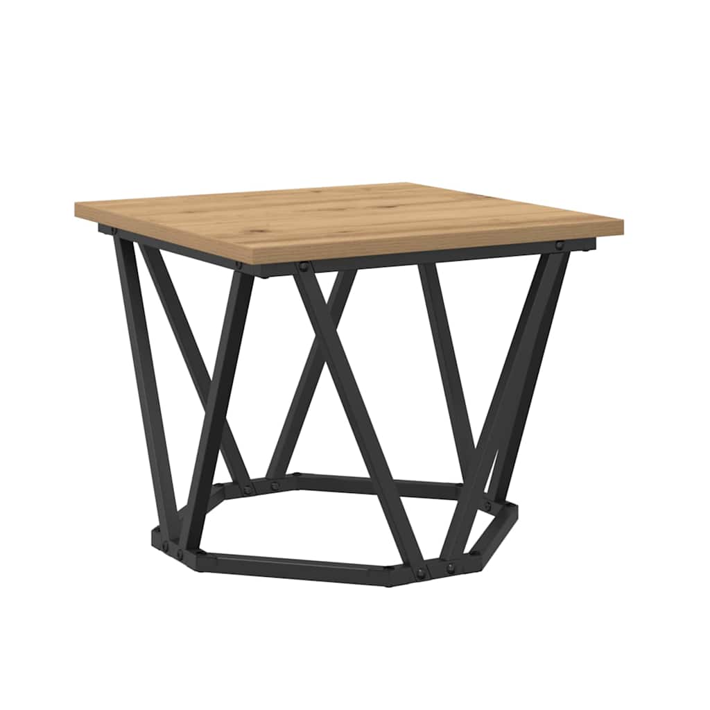Table basse 3 pcs chêne artisanal 50 x 50 x 40 cm - XIOS