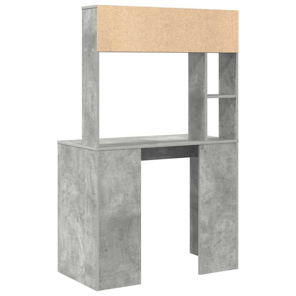 Bureau Gris béton 91 x 50 x 149 cm Bois d'ingénierie - XIOS