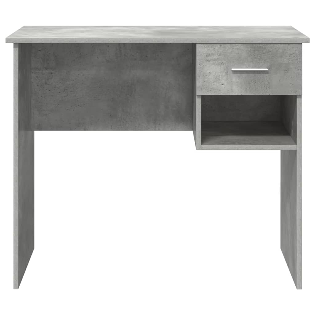 Bureau Gris béton 90 x 49.5 x 75 cm Bois d'ingénierie - XIOS