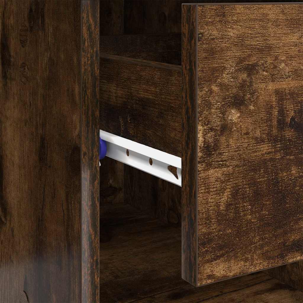 Bureau Chêne fumé 90 x 49.5 x 75 cm Bois d'ingénierie - XIOS