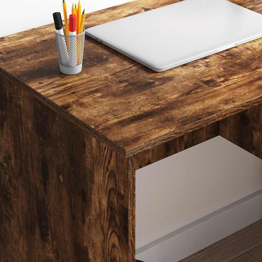 Bureau Chêne fumé 90 x 49.5 x 75 cm Bois d'ingénierie - XIOS