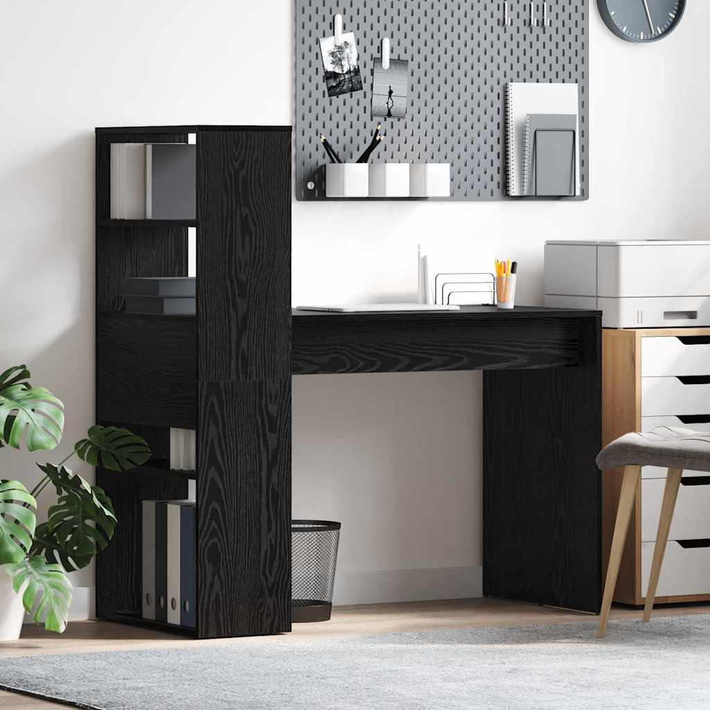Bureau Chêne noir 113 x 54 x 120 cm Bois d'ingénierie - XIOS