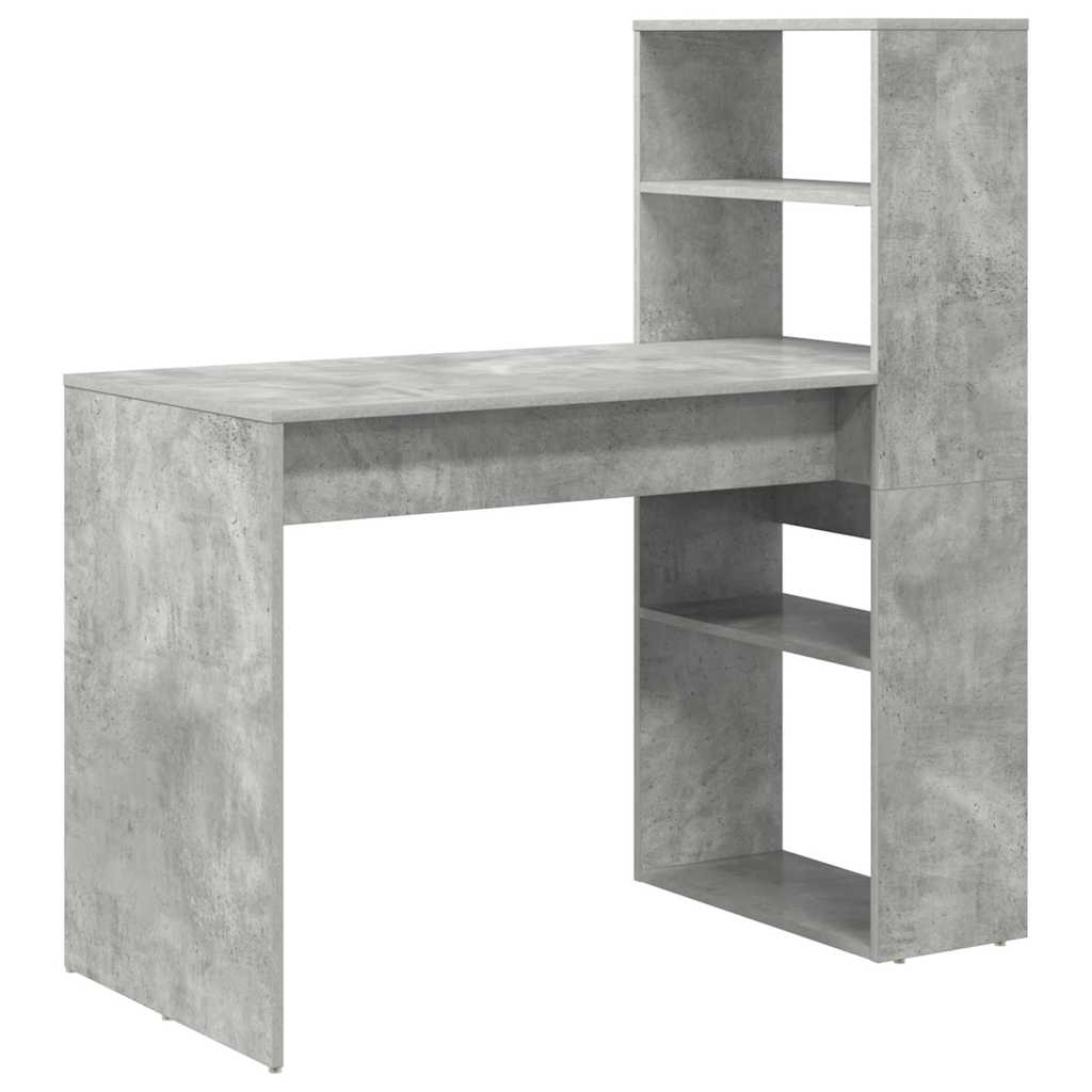 Bureau Gris béton 113 x 54 x 120 cm Bois d'ingénierie - XIOS