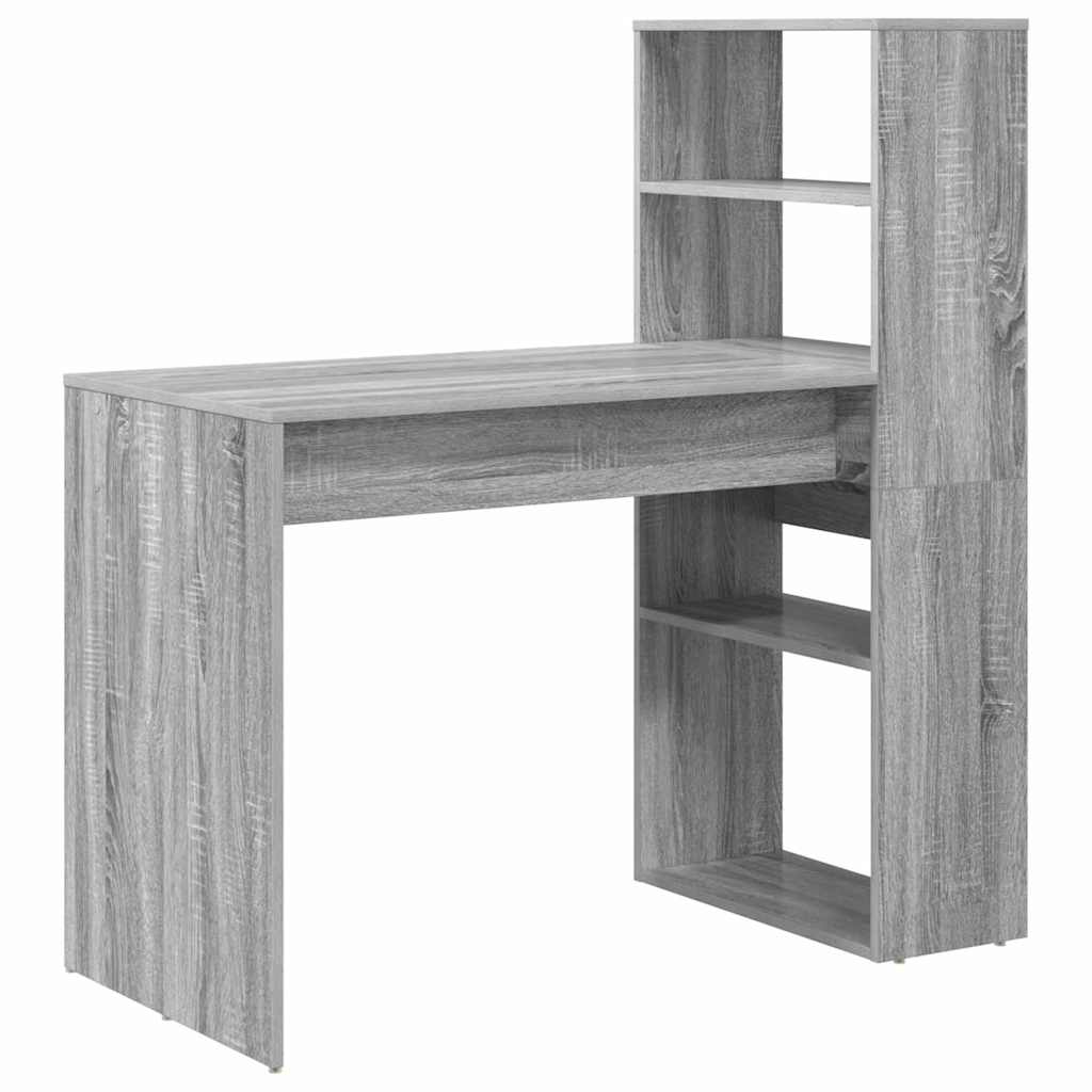Bureau Sonoma gris 113 x 54 x 120 cm Bois d'ingénierie - XIOS