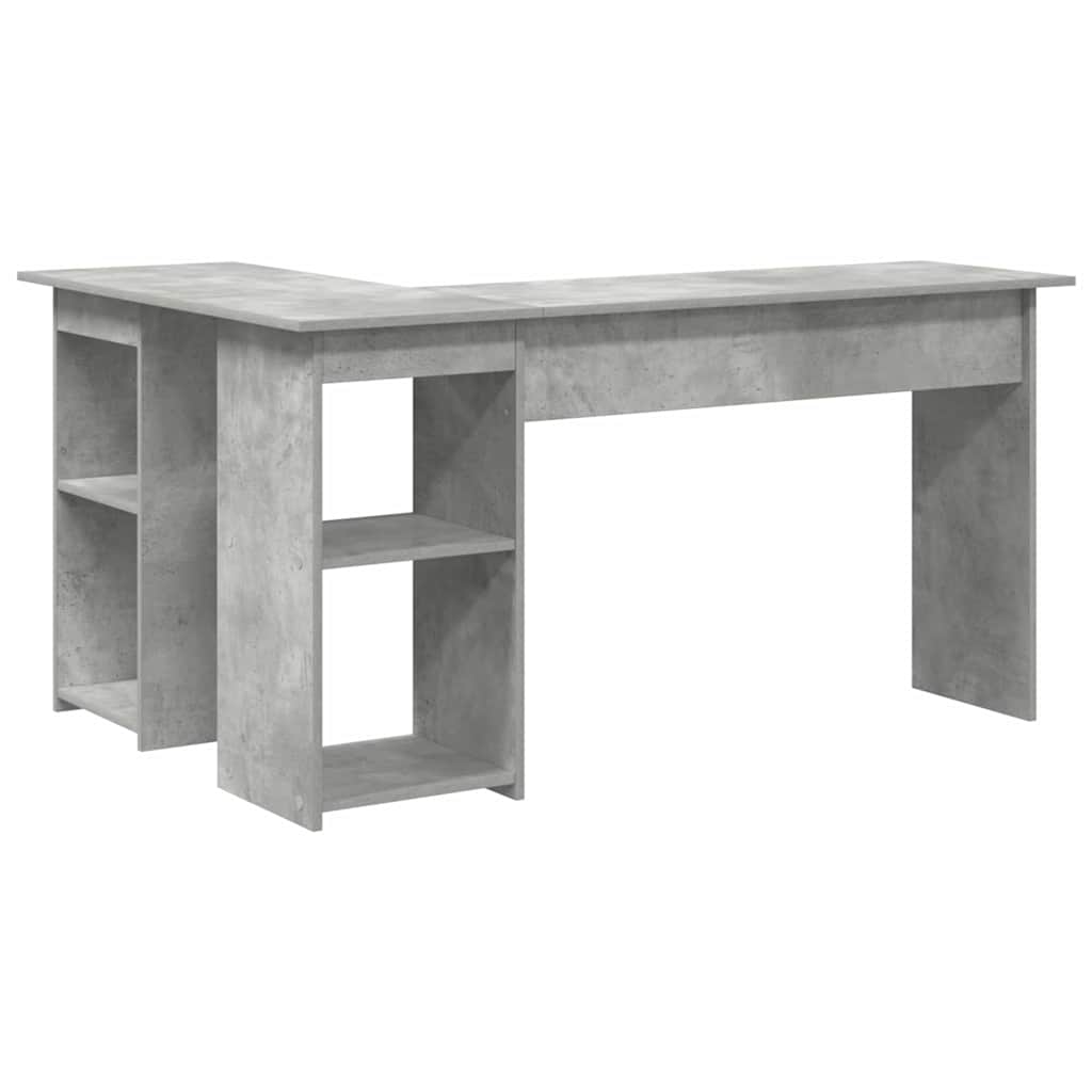 Bureau Gris béton 142 x 102 x 73 cm Bois d'ingénierie - XIOS