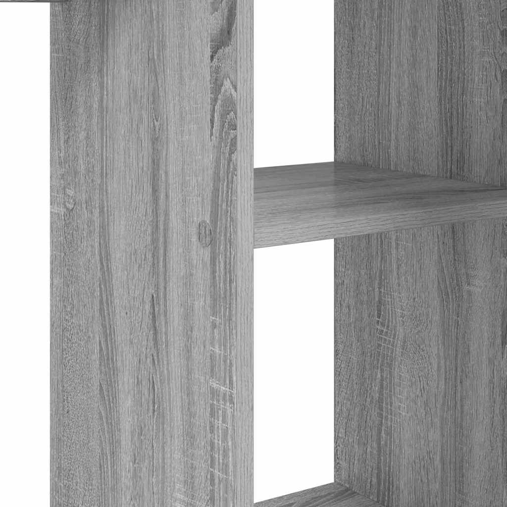 Bureau Sonoma gris 142 x 102 x 73 cm Bois d'ingénierie - XIOS