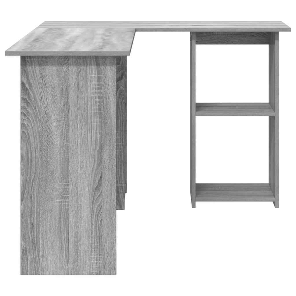 Bureau Sonoma gris 142 x 102 x 73 cm Bois d'ingénierie - XIOS