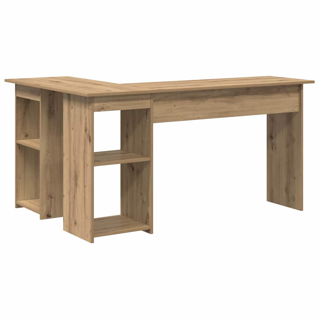 Bureau chêne artisanal 142 x 102 x 73 cm Bois d'ingénierie - XIOS
