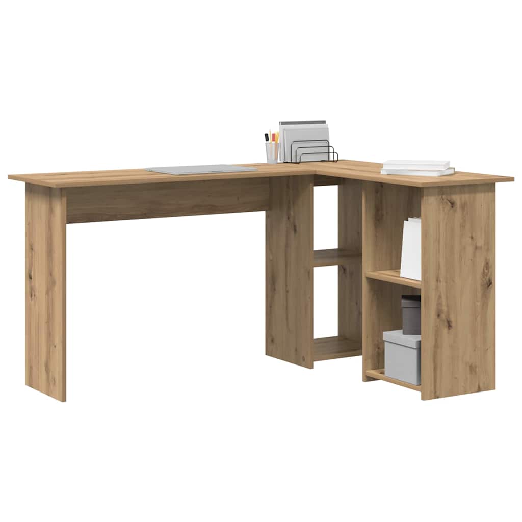 Bureau chêne artisanal 142 x 102 x 73 cm Bois d'ingénierie - XIOS