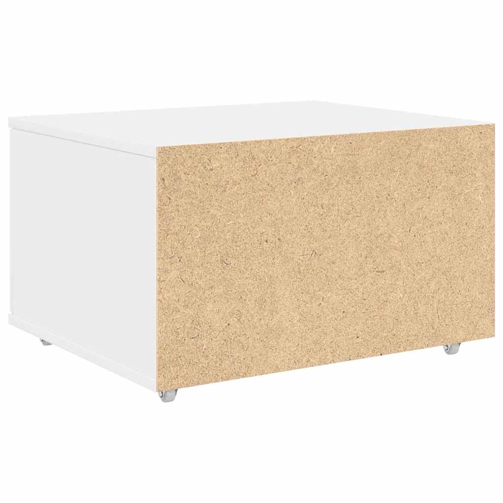 Cabinet à tiroirs blanc 55x45x33.5 cm en bois d'ingénierie