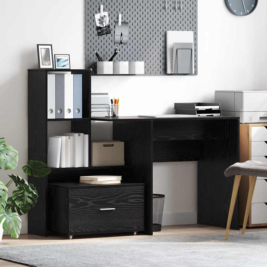 Armoire à tiroirs Noir 55 x 45 x 33,5 cm Bois d'ingénierie - XIOS