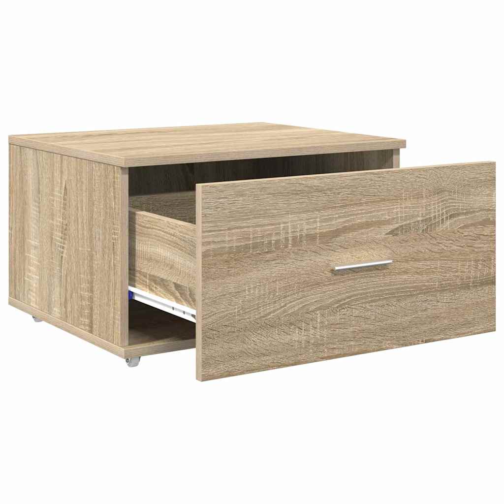 Cabinet de tiroirs Chêne Sonoma Panneau d'aggloméré Moyen