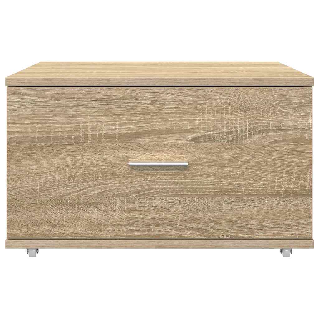 Cabinet de tiroirs Chêne Sonoma Panneau d'aggloméré Moyen