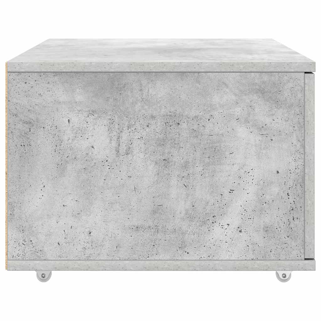 Cabinet à tiroirs Gris béton Béton Moyen Portes