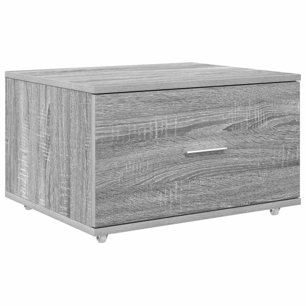 Cabinet à Tiroirs Gris Sonoma Bois d'ingénierie Moyen