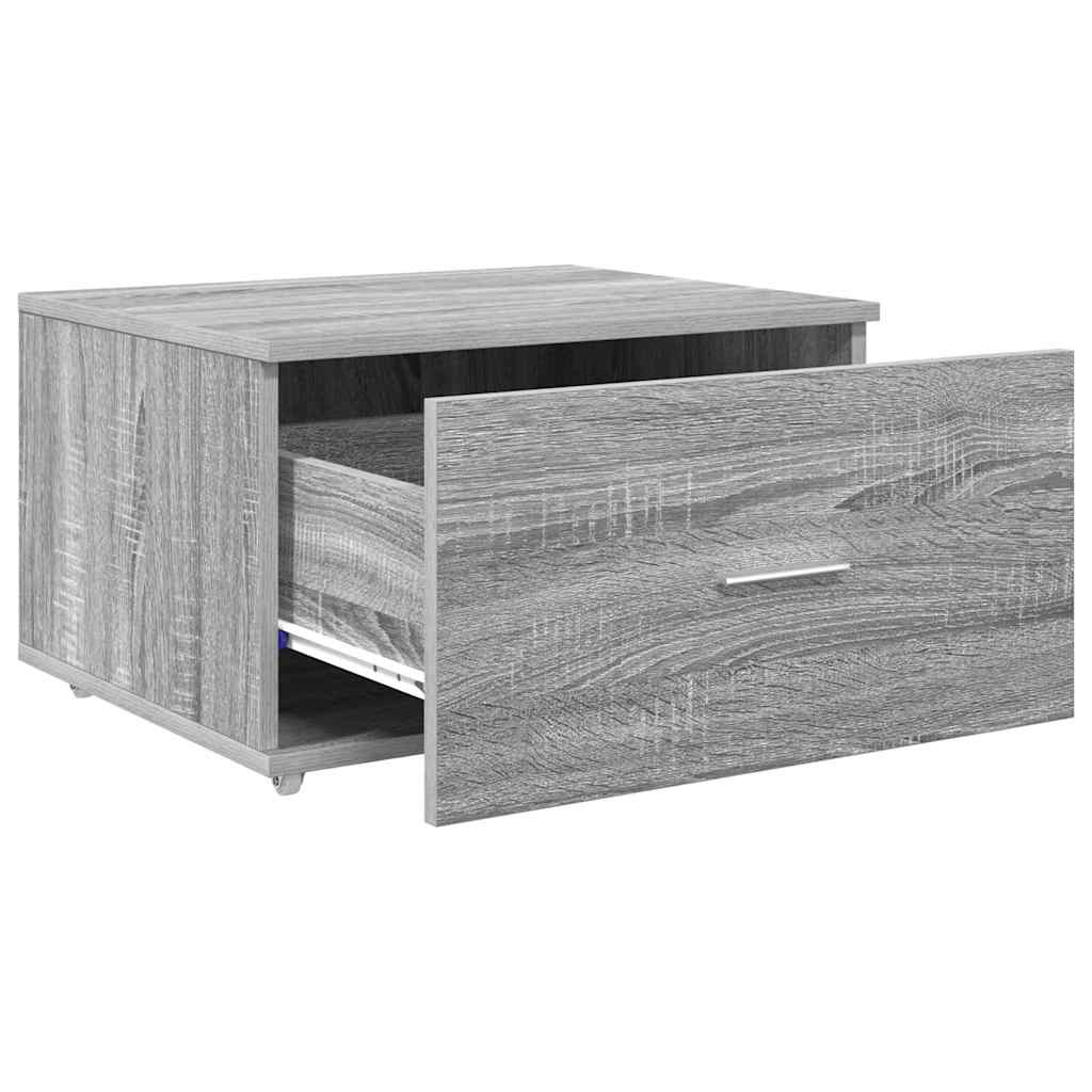 Cabinet à Tiroirs Gris Sonoma Bois d'ingénierie Moyen