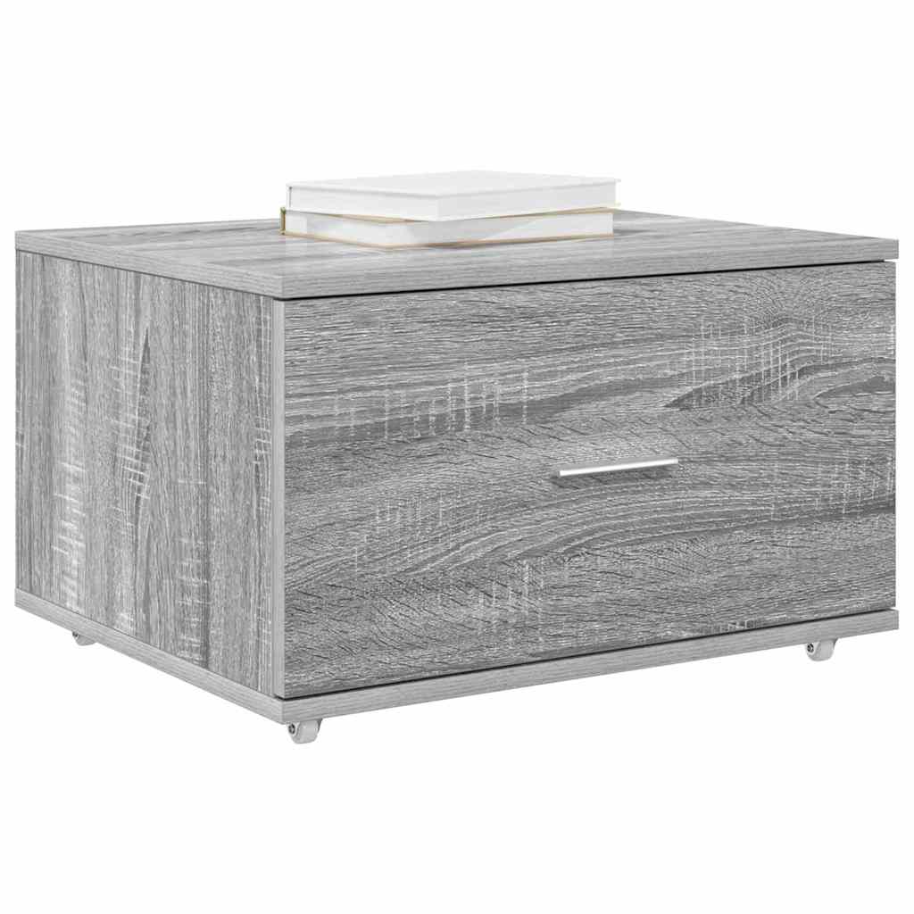 Cabinet à Tiroirs Gris Sonoma Bois d'ingénierie Moyen