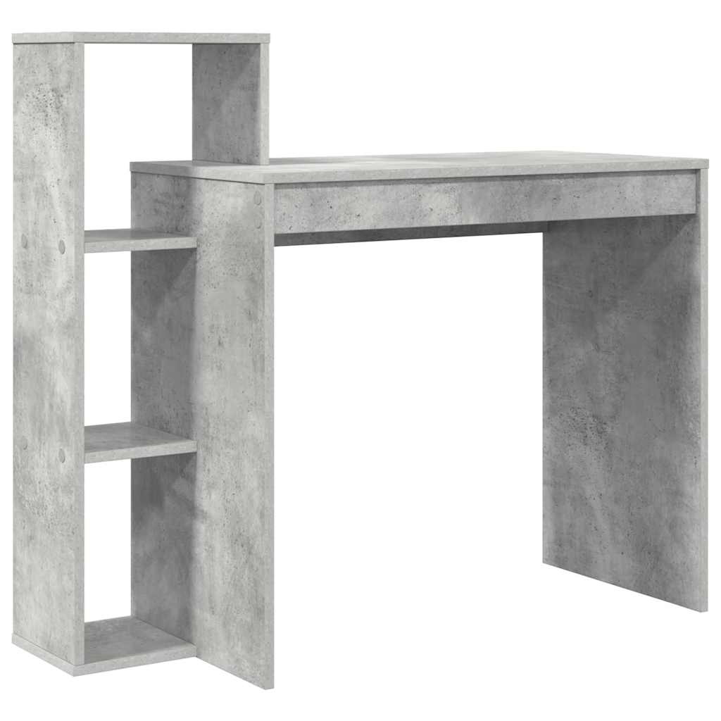 Bureau Gris béton 100 x 40 x 90 cm Bois d'ingénierie - XIOS