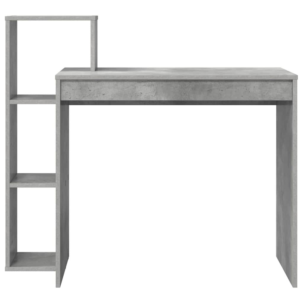 Bureau Gris béton 100 x 40 x 90 cm Bois d'ingénierie - XIOS