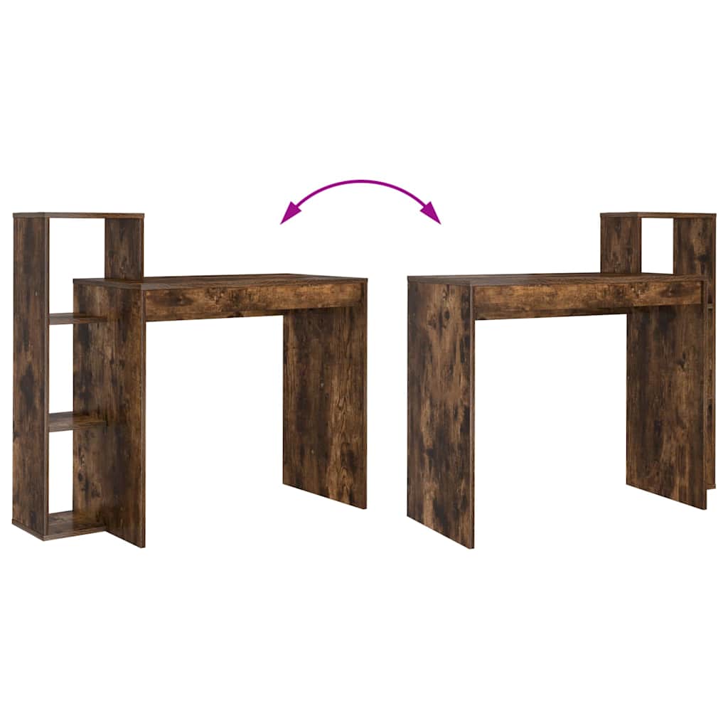 Bureau Chêne fumé 100 x 40 x 90 cm Bois d'ingénierie - XIOS