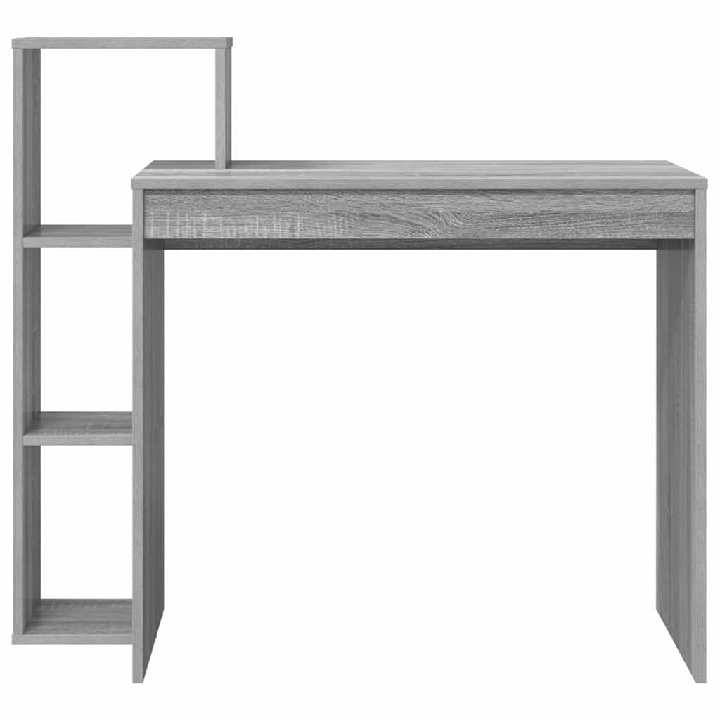 Bureau Sonoma gris 100 x 40 x 90 cm Bois d'ingénierie - XIOS