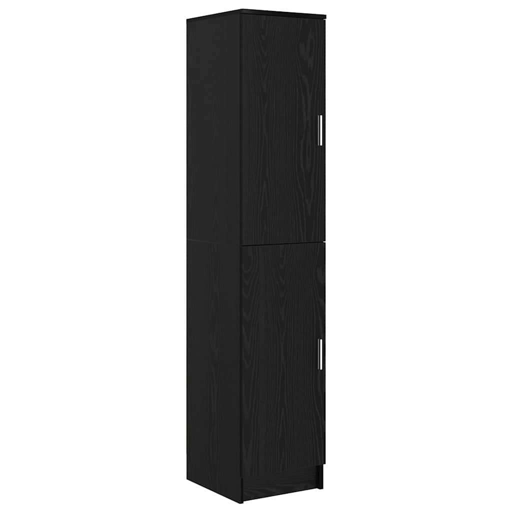 Highboard Chêne noir 35 x 39 x 168 cm Bois d'ingénierie
