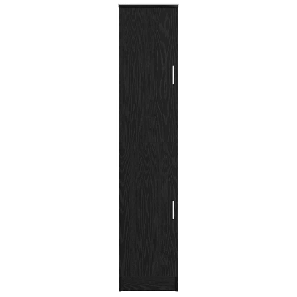 Highboard Chêne noir 35 x 39 x 168 cm Bois d'ingénierie