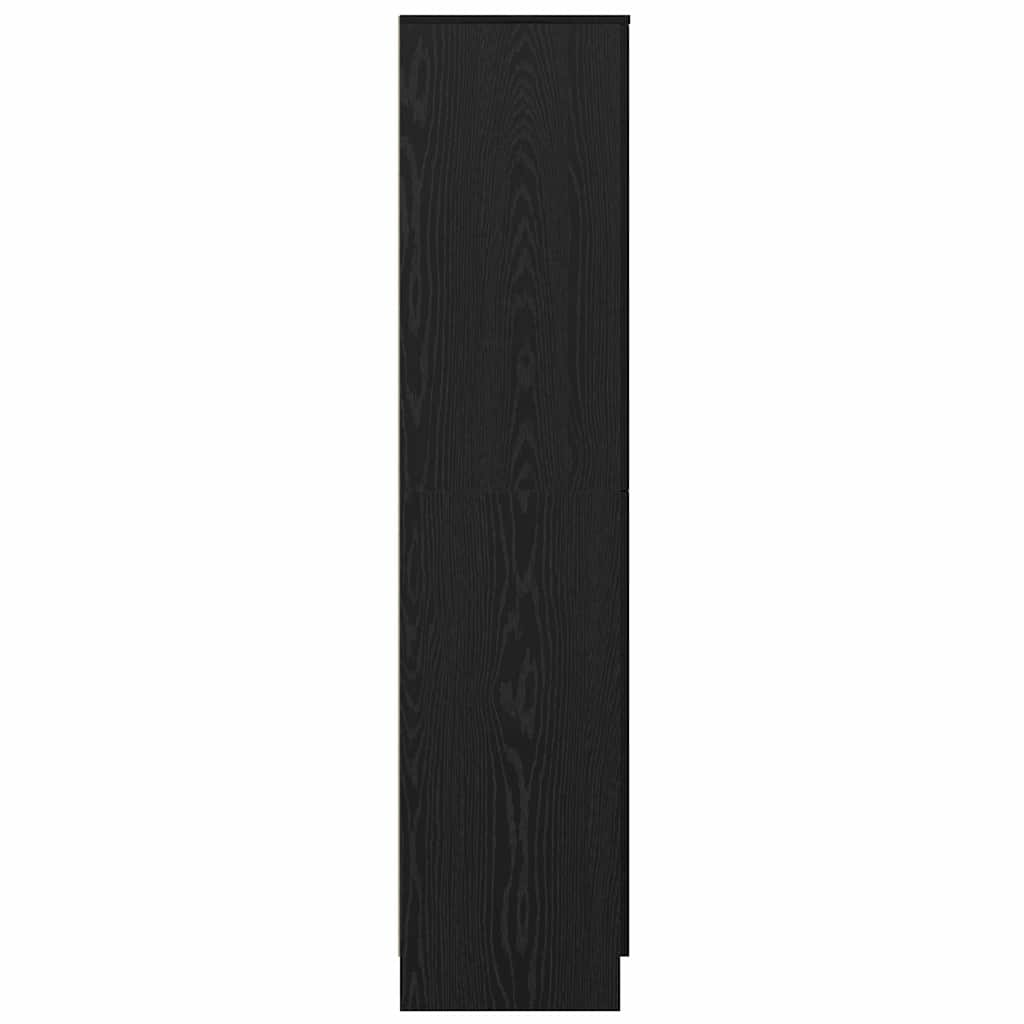 Highboard Chêne noir 35 x 39 x 168 cm Bois d'ingénierie