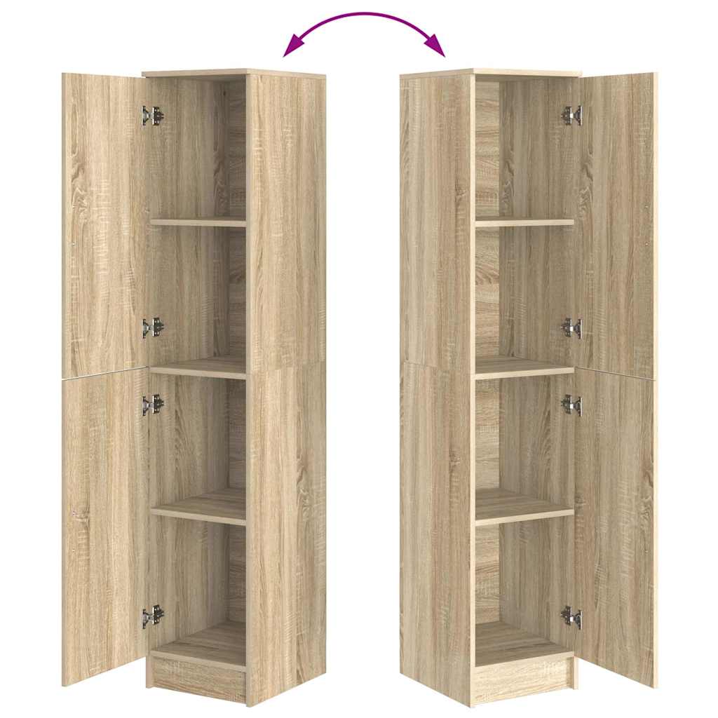 Highboard Chêne sonoma 35 x 39 x 168 cm Bois d'ingénierie