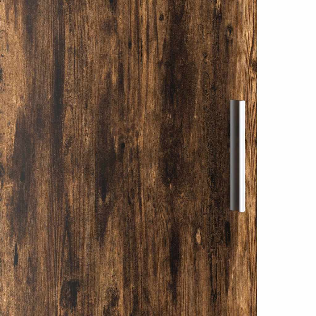 Highboard Chêne fumé 35 x 39 x 168 cm Bois d'ingénierie - XIOS