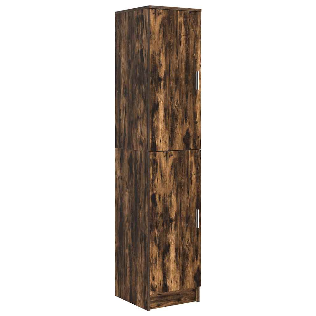 Highboard Chêne fumé 35 x 39 x 168 cm Bois d'ingénierie - XIOS