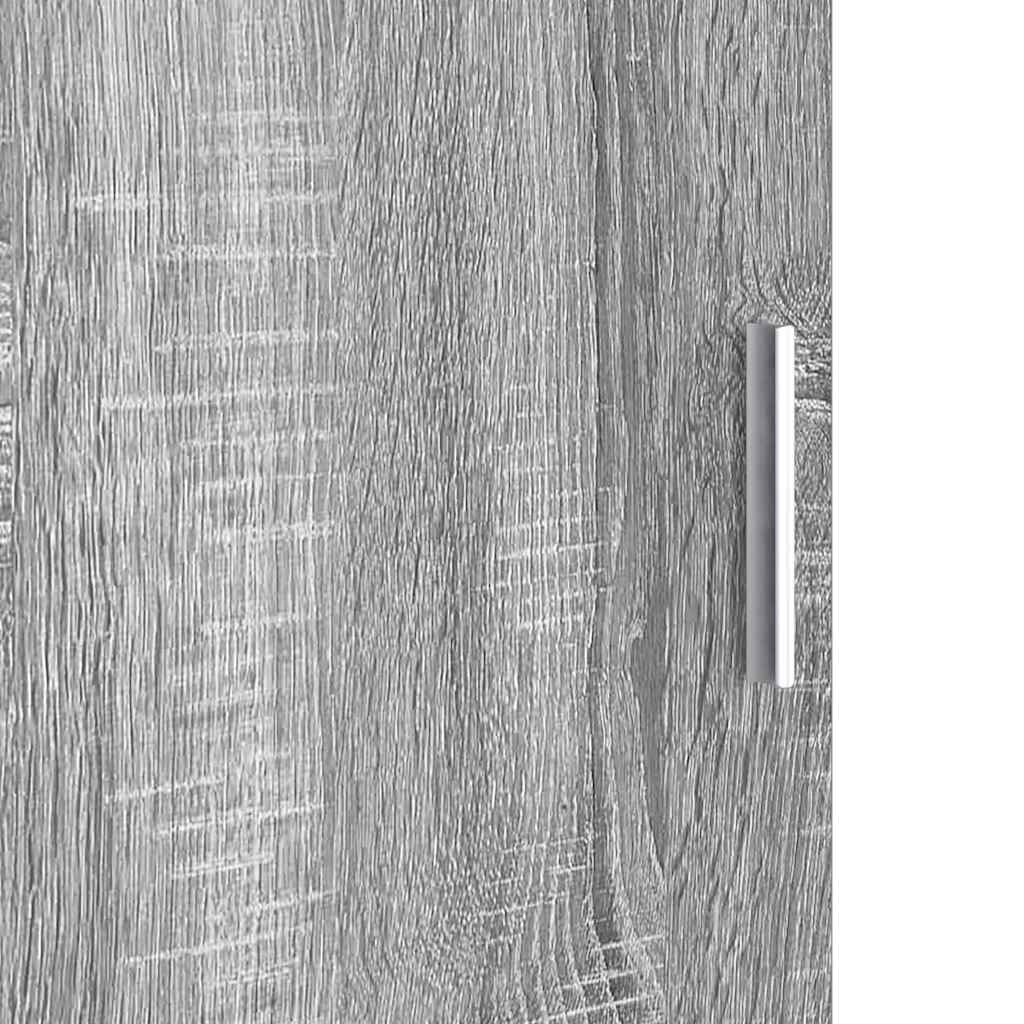 Highboard Sonoma gris 35 x 39 x 168 cm Bois d'ingénierie - XIOS