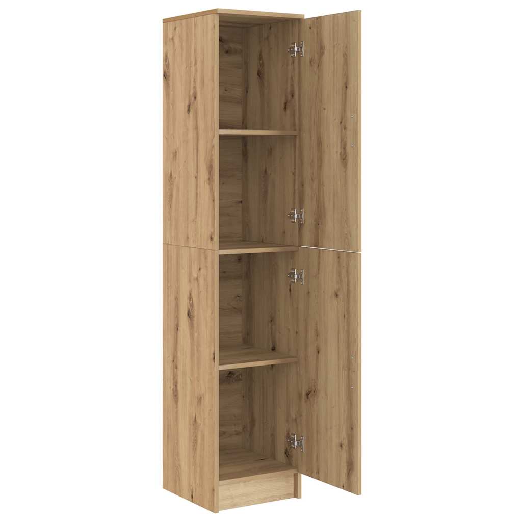 Highboard chêne artisanal 35 x 39 x 168 cm Bois d'ingénierie